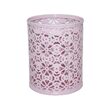 Suport Birou, din metal, rotund roz - dantelat 14815