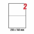 Etichete autoadezive 210x148mm 2/A4, 100 coli/top Creatix