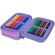 Penar Jumper 3 , CoolPack, triplu compartimentat, complet echipat, 20x12.5x6.5cm,Pastel Hearts F067832