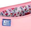 Penar tip etui 2 zip Oxford roz deschis 400159519