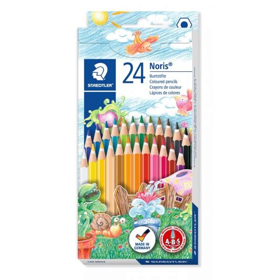 Creion Color NORIS 24 culori COMPACT ST-144-ND24