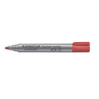 Marker flipchart Lumocolor varf rotund 2 mm rosu