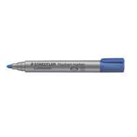 Marker flipchart Lumocolor varf rotund 2 mm albastru