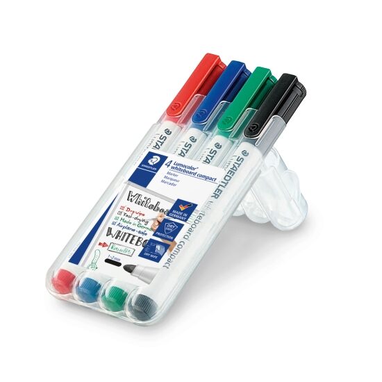 Set marker whiteboard Lumocolor 2mm 4 culori/set ST-341-WP4