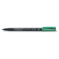 Marker permanent Lumocolor M 1 mm verde