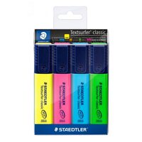 Textmarker Textsurfer classic varf tesit 5mm 4 culori/set