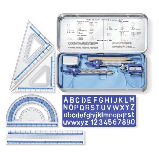 Trusa instrumente geometrie Staedtler 10 piese ST-557-10