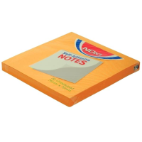 Notite adezive, Noki, portocaliu, 76 x 76 mm, 100 file/set