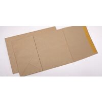 Plic B4, siliconic, kraft, 120 g/mp - burduf 150 mm