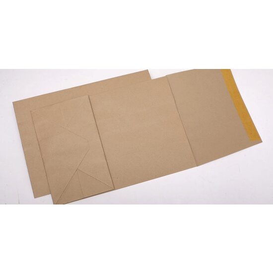 Plic B4, siliconic, kraft, 120 g/mp - burduf 150 mm