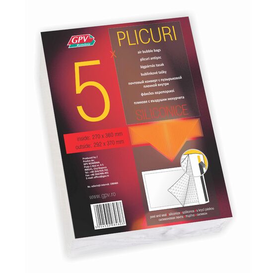 B4, 5 plicuri, siliconic, offset, – g/mp - antisoc