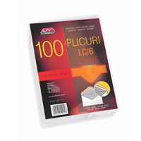 C6, 100 plicuri, gumat, offset, 70 g/mp