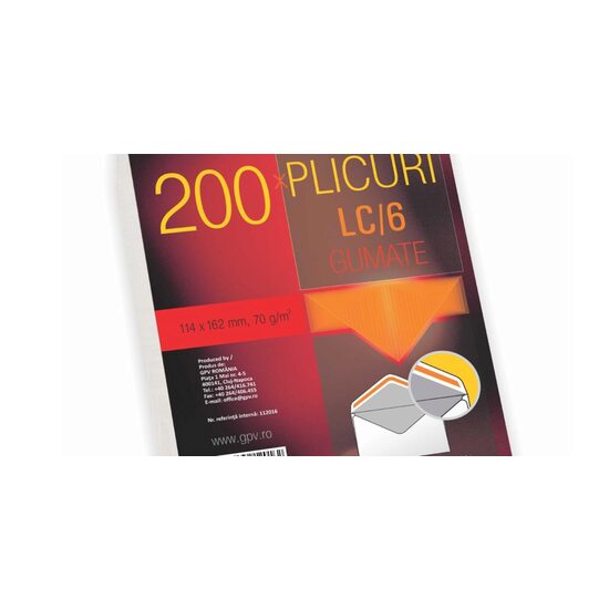 DL, 200 plicuri, autoadeziv, offset, 80 g/mp