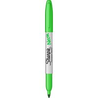 Neon Green Marker Permanent Sharpie