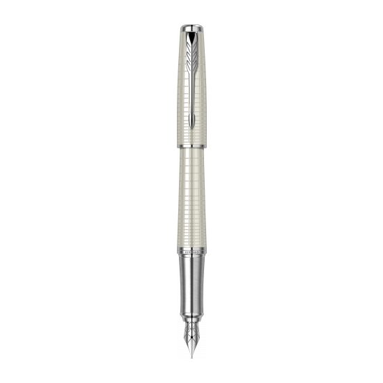 Premium Pearl Metal Chiselled CT Stilou Parker