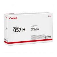 Toner Canon CRG057H black, capacitate 10k pagini, pentru LBP223DW; LBP226DW; LBP228X; MF443DW; MF445DW; MF446X; MF449X