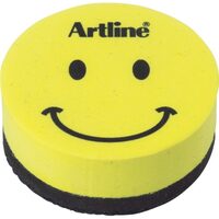 Burete magnetic Smiley, pentru table magnetice de scris