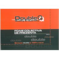 Foaie colectiva de prezenta A4 Double Q