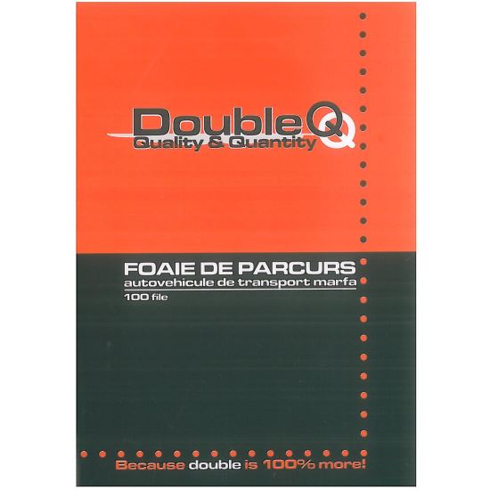 Foaie de parcurs A5 autovehicule de transport marfa 100 file 