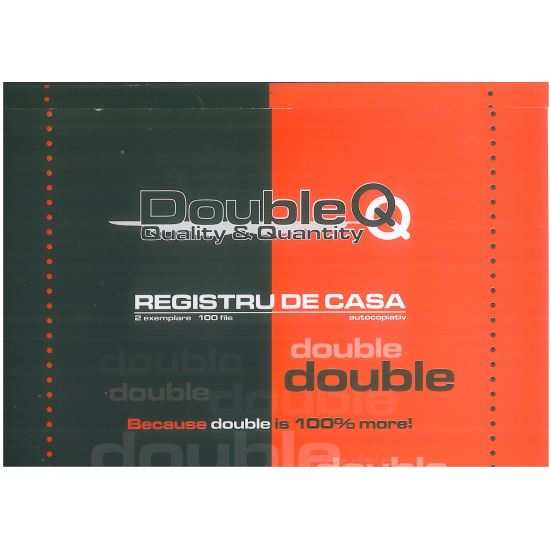 Registru de casa A4 100 file autocopiativ 2 exemplare
