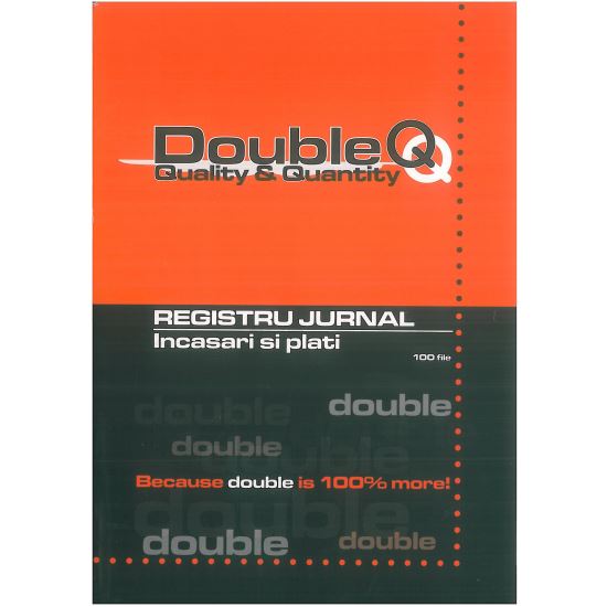 Registru jurnal incasari si plati A4 100 file