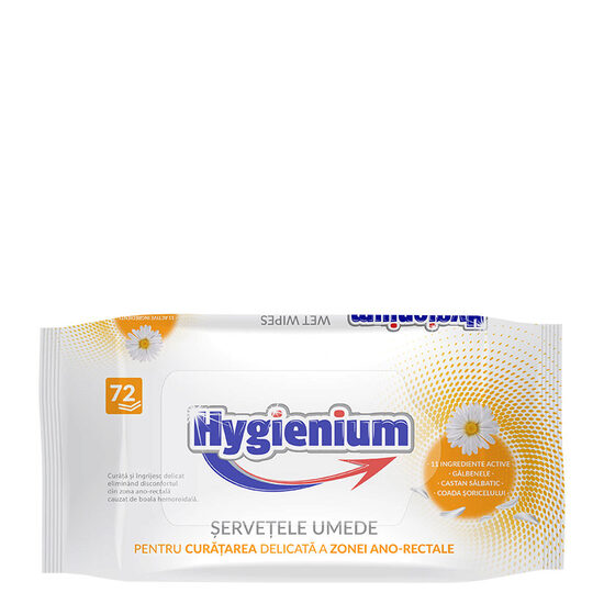 Hygienium servetele umede pentru zona ano rectala 72 pcs