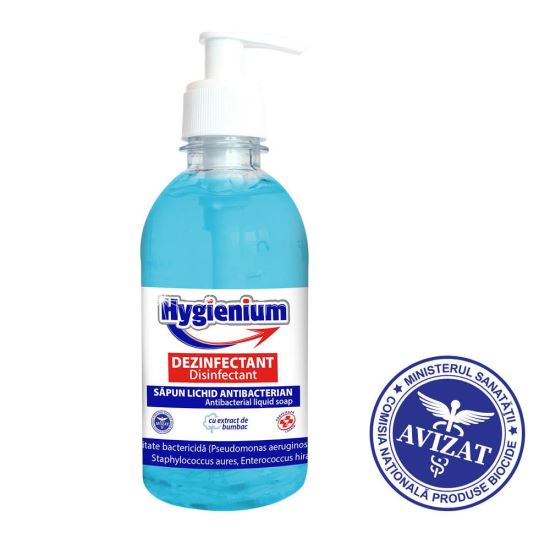 Sapun lichid antibacterian si dezinfectant cu extract de bumbac 300 ml