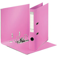 Biblioraft ESSELTE No. 1 Power, A4, plastifiat PP/PP, margine metalica, 50 mm - violet