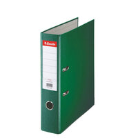 Biblioraft ESSELTE Economy, A4, plastifiat PP, margine metalica, 75 mm - verde