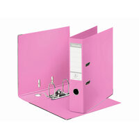 Biblioraft ESSELTE No. 1 Power, A4, plastifiat PP/PP, margine metalica, 75 mm - violet