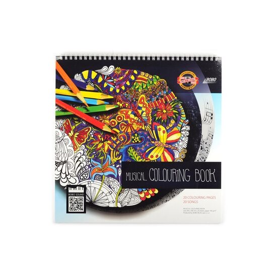 Carte muzicala coloriaj 