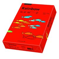 Carton A4 Rainbow 160 gr 250 coli intense red 2483