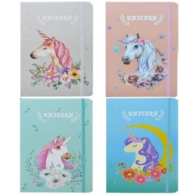 Notes Unicorn A6 80 de file cu elastic