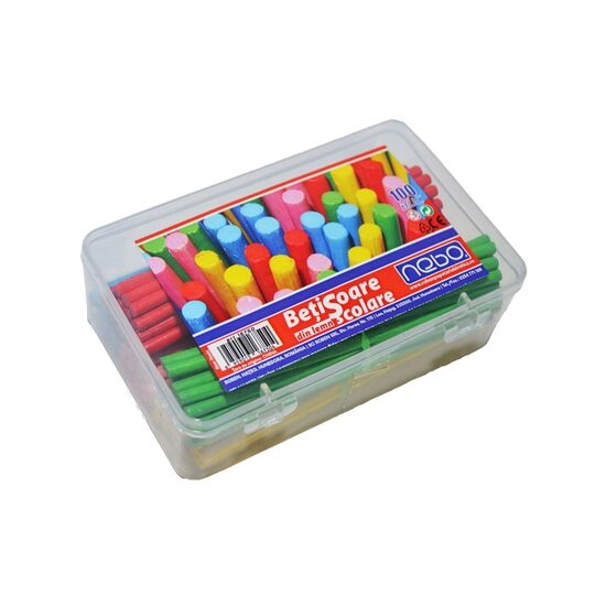 Betisoare Scolare de Lemn 100 buc/set