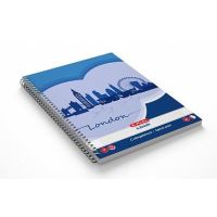 Caiet A4 70 file cu spirala dictando London 9484760