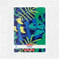 Caiet A5 48 file dictando, motiv DINO MANIA