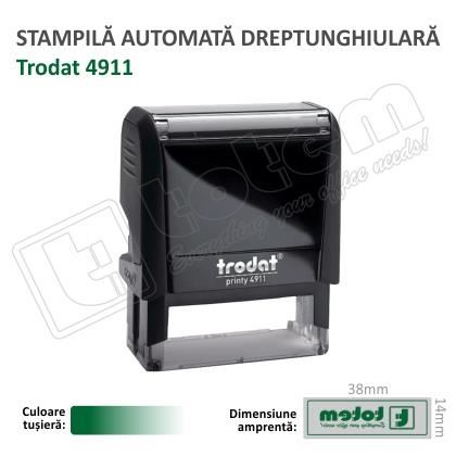 Stampila Trodat Printy 4911 tusat verde