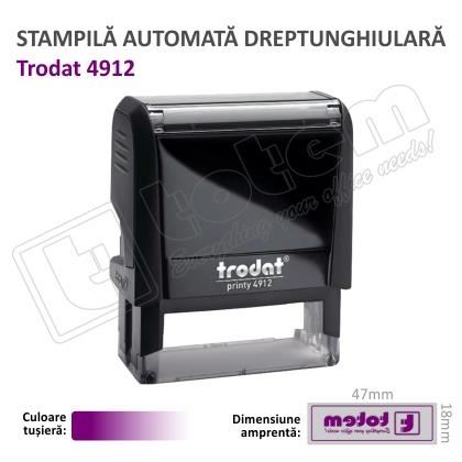 Stampila Trodat Printy 4912 tusat mov