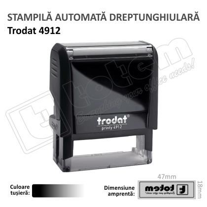Stampila Trodat Printy 4912 tusat negru