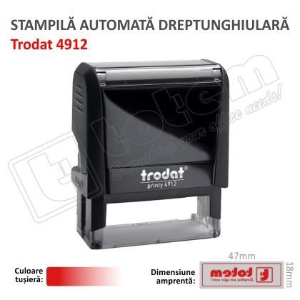 Stampila Trodat Printy 4912 tusat rosu