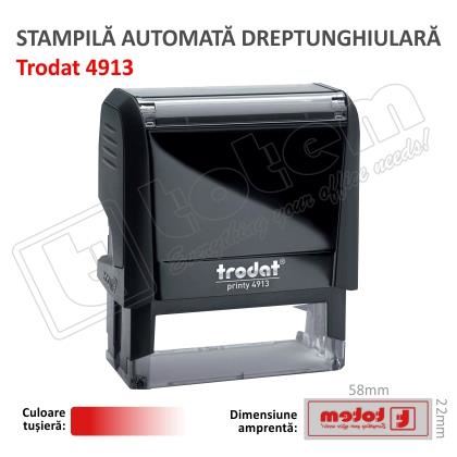 Stampila Trodat Printy 4913 tusat rosu