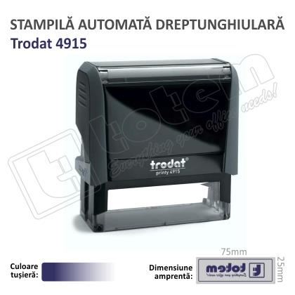 Stampila Trodat Printy 4915 tusat albastru
