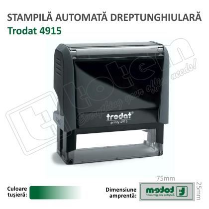 Stampila Trodat Printy 4915 tusat verde