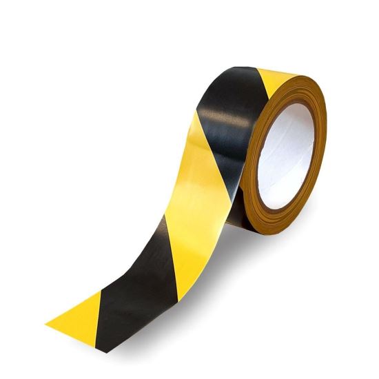 Banda de marcare industriala  negru-galben