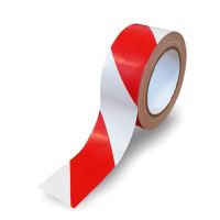 Banda de marcare industriala  rosu-alb