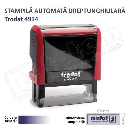 Stampila Trodat Printy 4914 tusat albastru