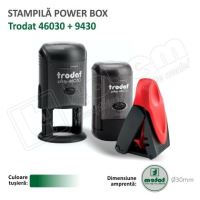 Power Box Trodat 46030 Automata+9430 de buzunar tusat verde