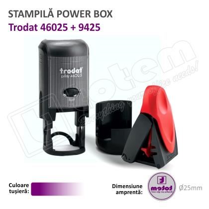 Power Box Trodat 46025 Automata+9425 de buzunar tusat mov