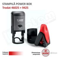 Power Box Trodat 46025 Automata+9425 de buzunar tusat rosu