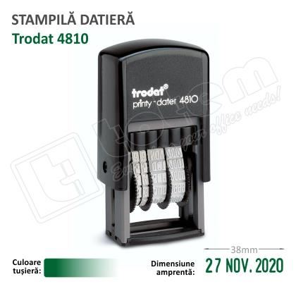 Datiera Trodat 4810 - tusat verde